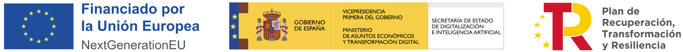 Logotipos de los organismos oficiales de la adjudicación de la ayuda del Kit Digital.