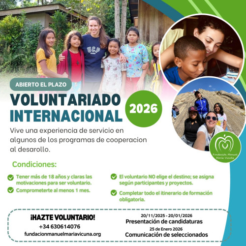VOLUNTARIADO INTERNACIONAL 2026